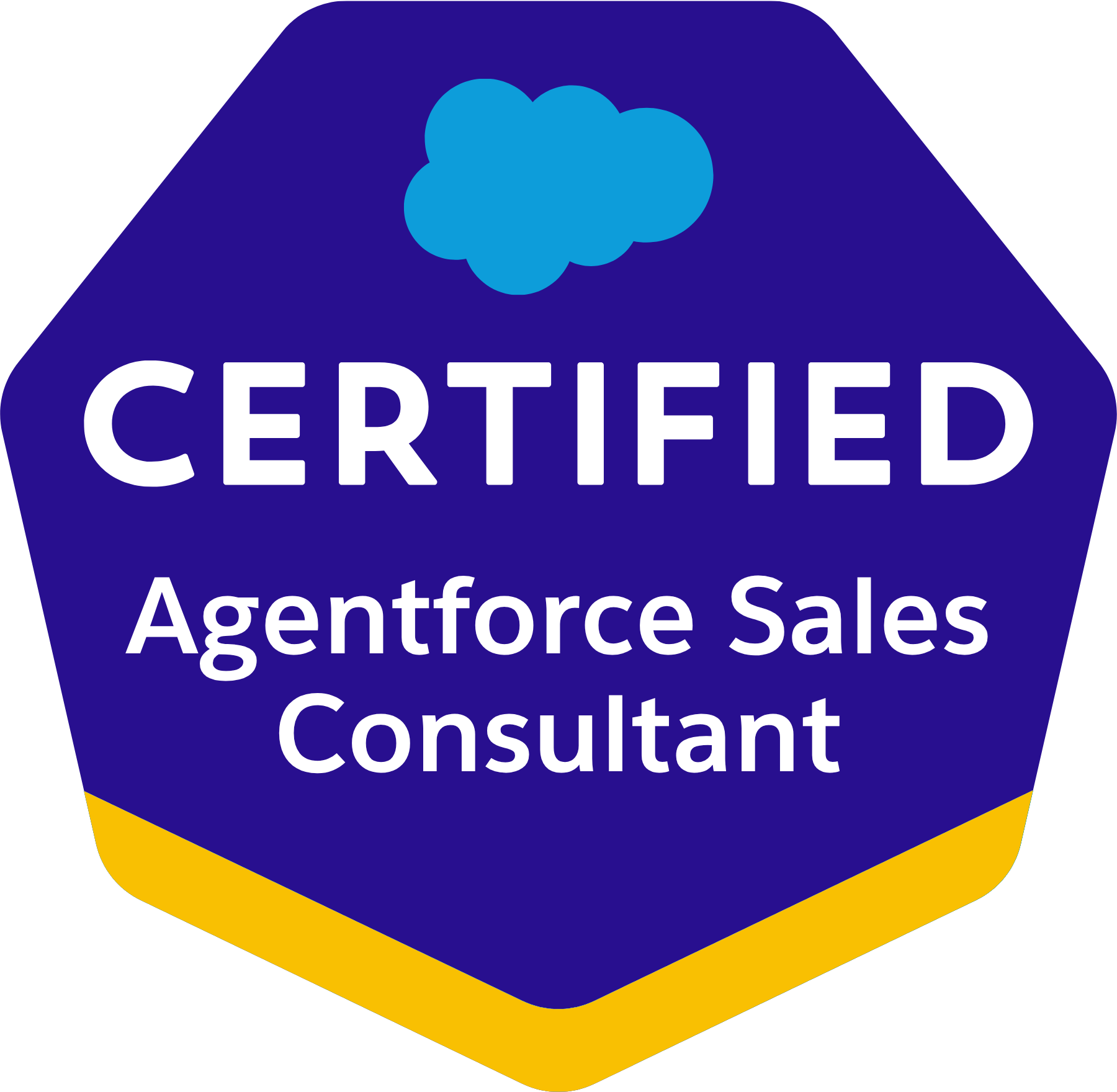 Salesforce Certified Agentforce Sales Consultant badge