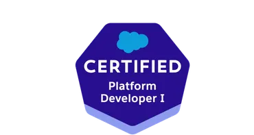 Salesforce Certified Platform Developer badge